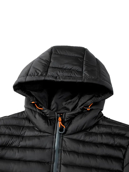 Dames Pufferjas Met Capuchon Warm en Waterdicht