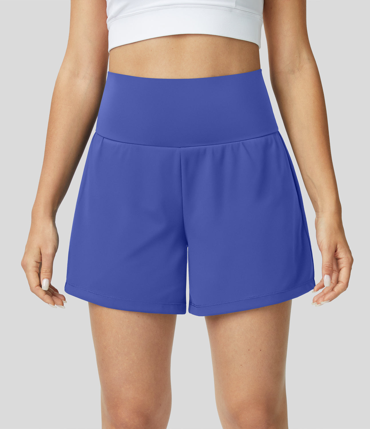 Dames Fitnessshorts High Waist Ademend Sneldrogend – Mirabella
