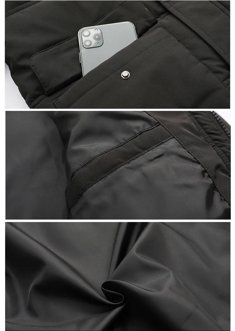 Jasper Urban Parka | Warme Gewatteerde Winterjas voor Mannen