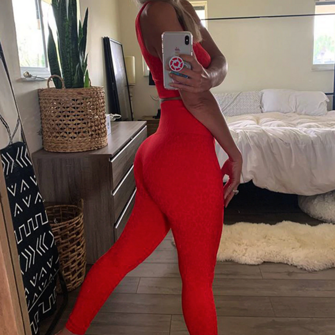 Vrouwelijke Fitness Outfit Sportset Stoer en Sexy