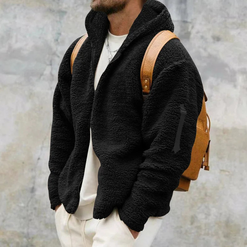 Fleece Vest Vintage Look Warm en Comfortabel