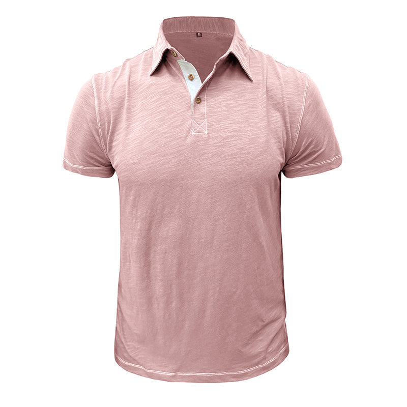Heren Poloshirt Zacht Katoen Matteo casual fit