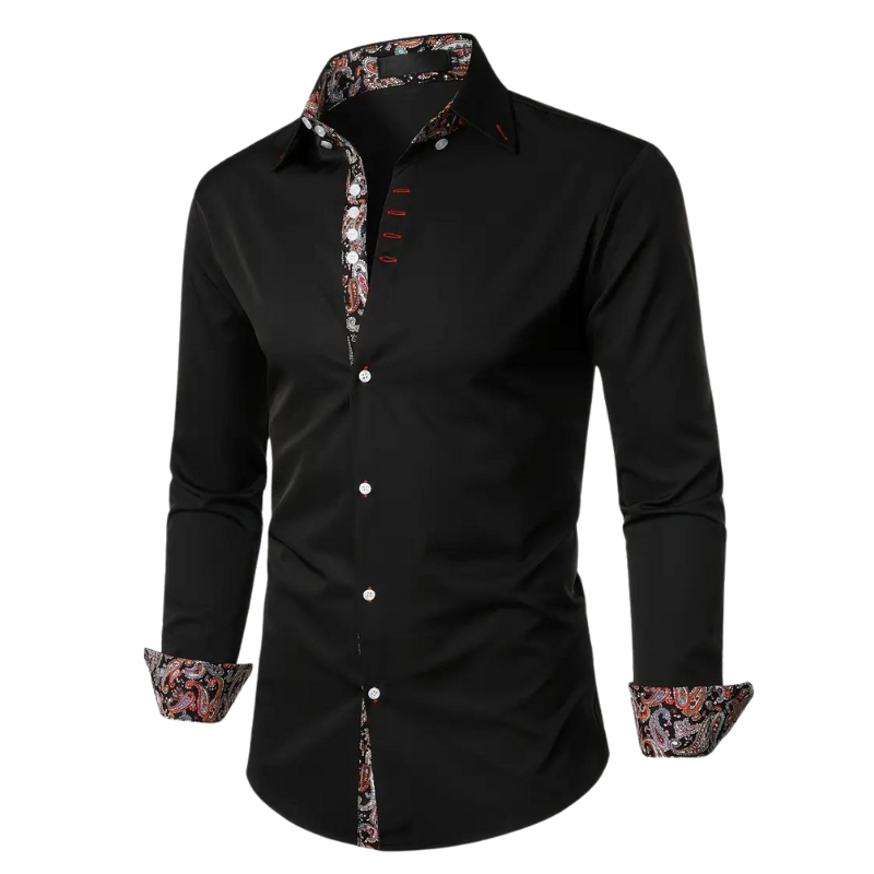 Mannen Feestoverhemd Trendy Stijl Matteo