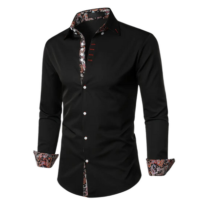 Mannen Feestoverhemd Trendy Stijl Matteo