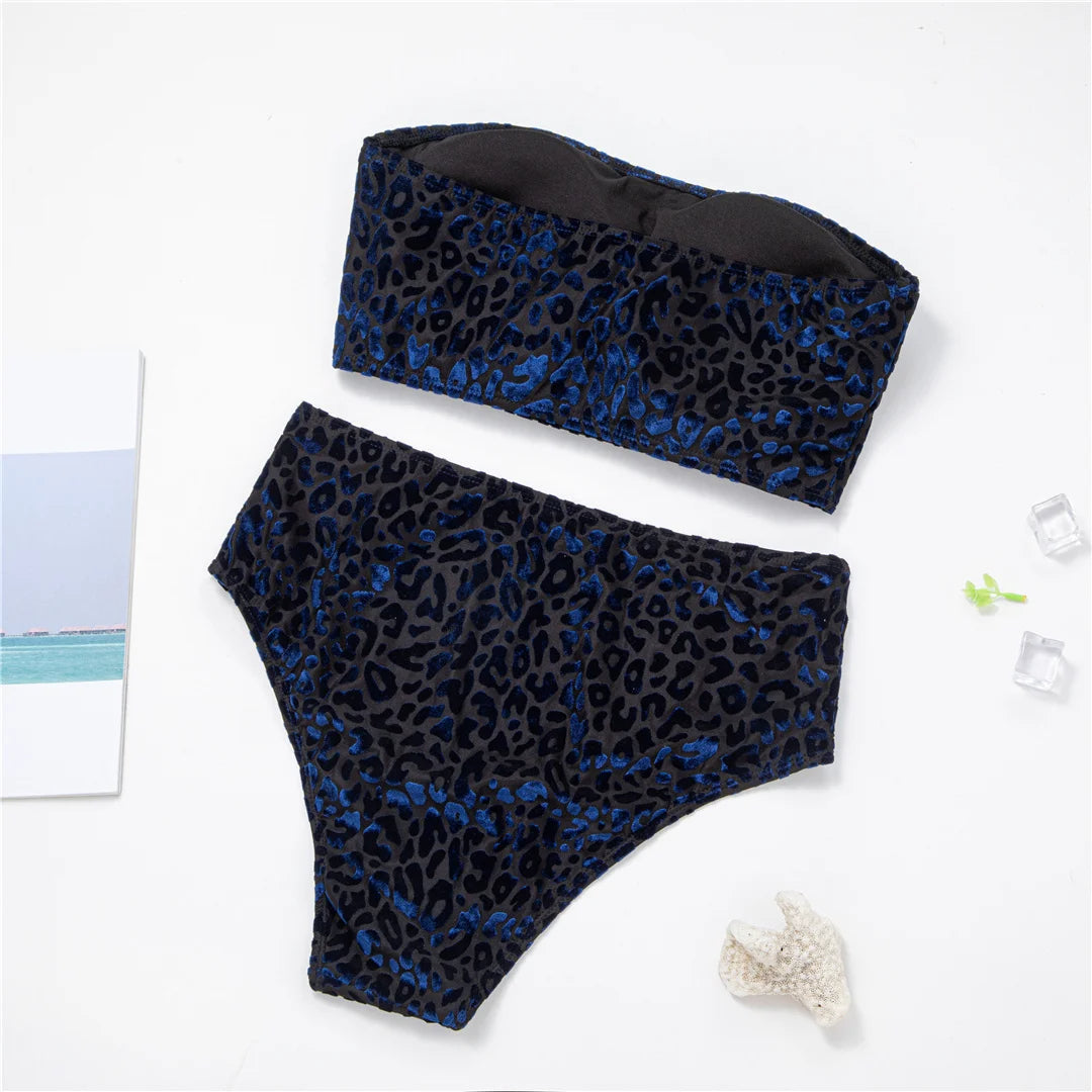 Plus-Size Bikini Sexy Stijlvol zwart