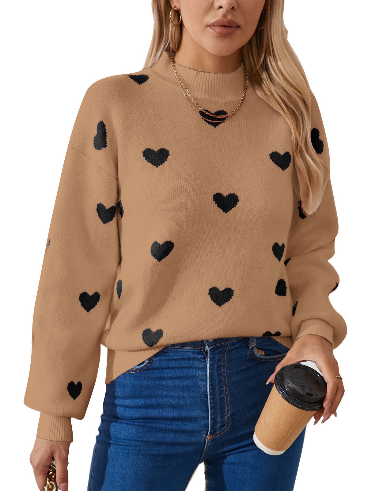 Dames Trui Zachte Hartjes Reggy Stijlvolle Look