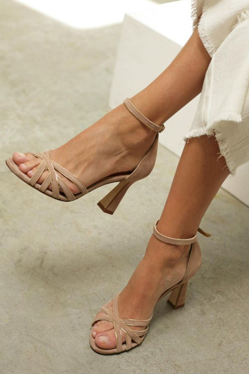 Dames Sandalen Patchwork Stijl - Mode Vibes
