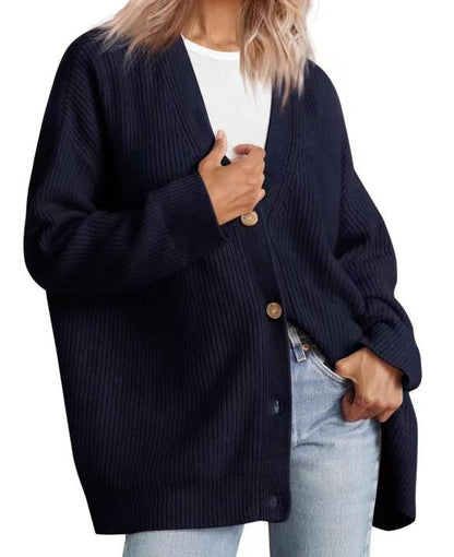 Dames Vest Zacht Gebreid met Knopen Elegante Stijl