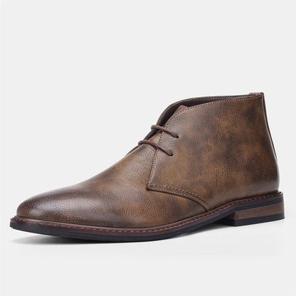 Heren Chukka Laarzen Bruin Leer Elegant