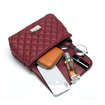 Dames Schoudertas Gewatteerd Zilveren Ketting Trendy Design