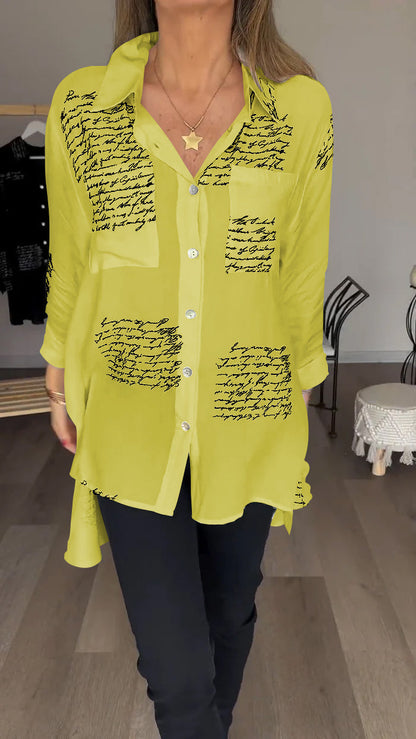 Bella Moda Bedrukte Blouse voor Stijlvolle Vrouwen