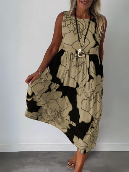 Camila | Abito elegante con stampa floreale