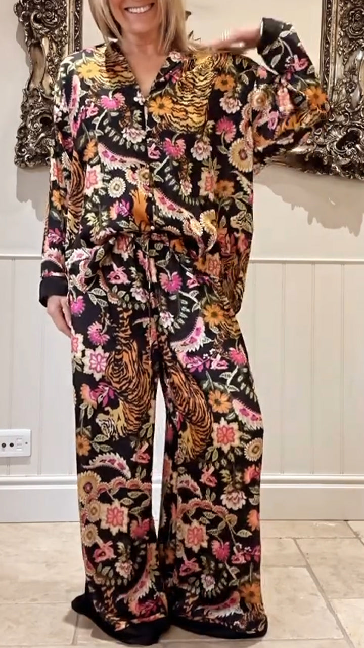 Bloemenprint Jurk Tweedelig Zomeroutfit
