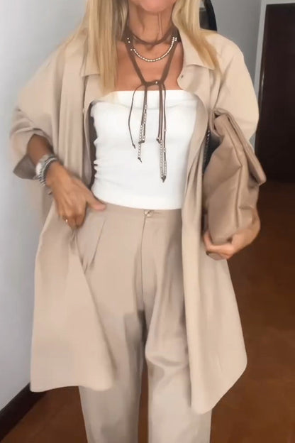 Tweedelig Set Casual Chic voor Vrouw