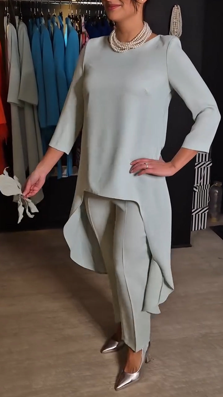 Dames Tweedelige Set Elegante Kleding