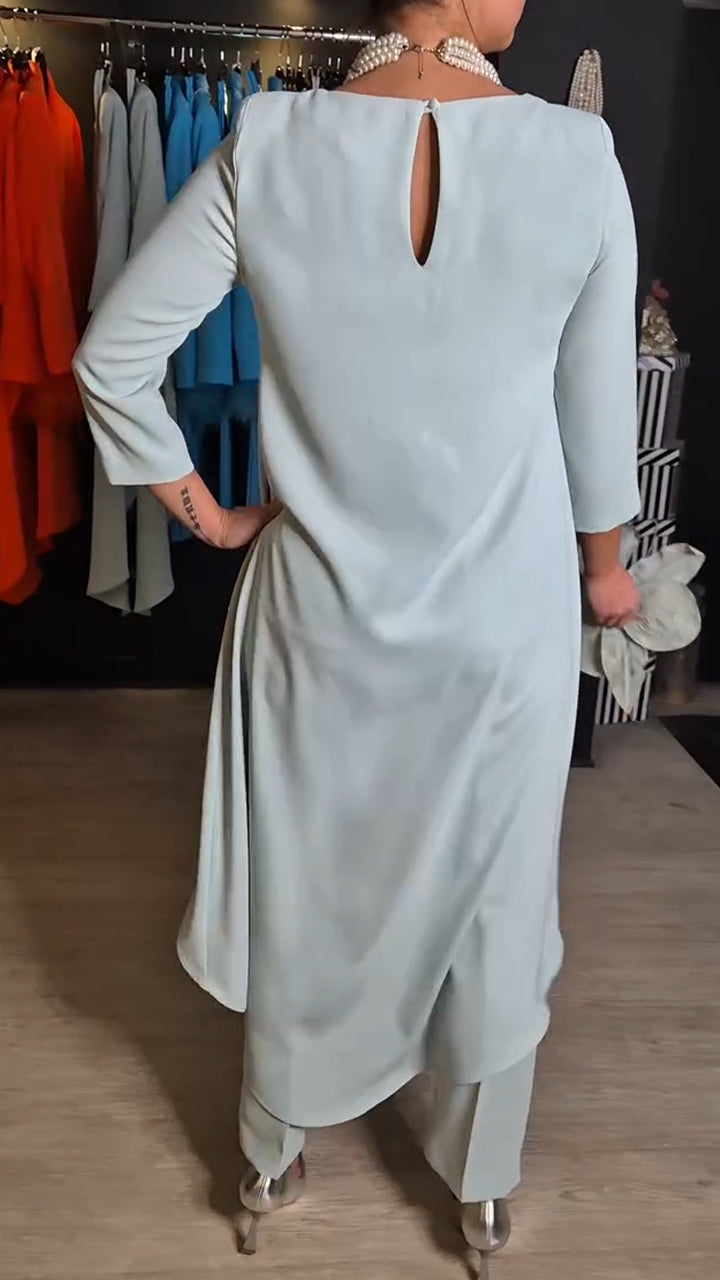 Dames Tweedelige Set Elegante Kleding