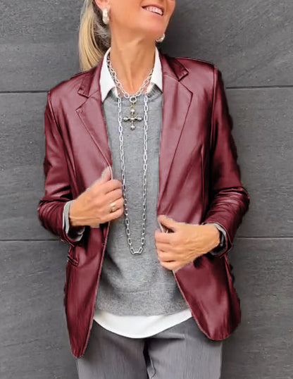 Metallic Blazer Glanzend Anne-Fleur damesjas