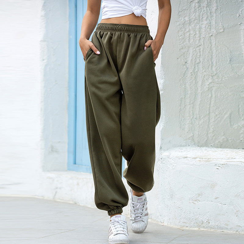 Dames Joggingbroek High Waist Comfortabel Zacht