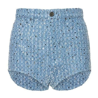 Denim Set met Glitter Pailletten voor Meisjes