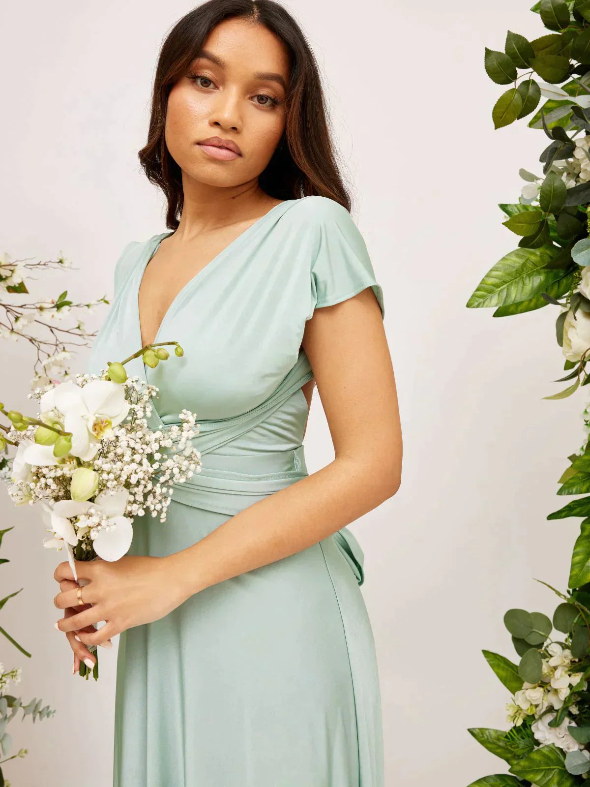 Nicole - Elegante Satijnen Jurk voor Betoverende Avonden
