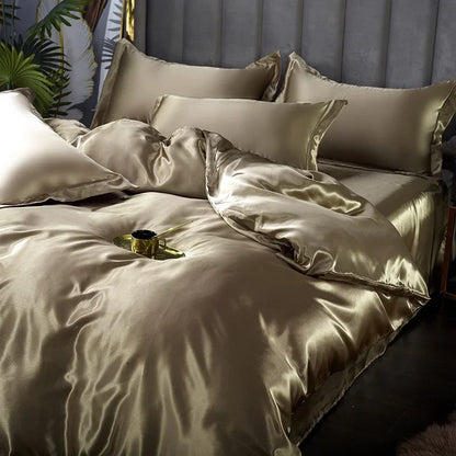 Zijde Beddengoed Set Luxe Satijn Soft