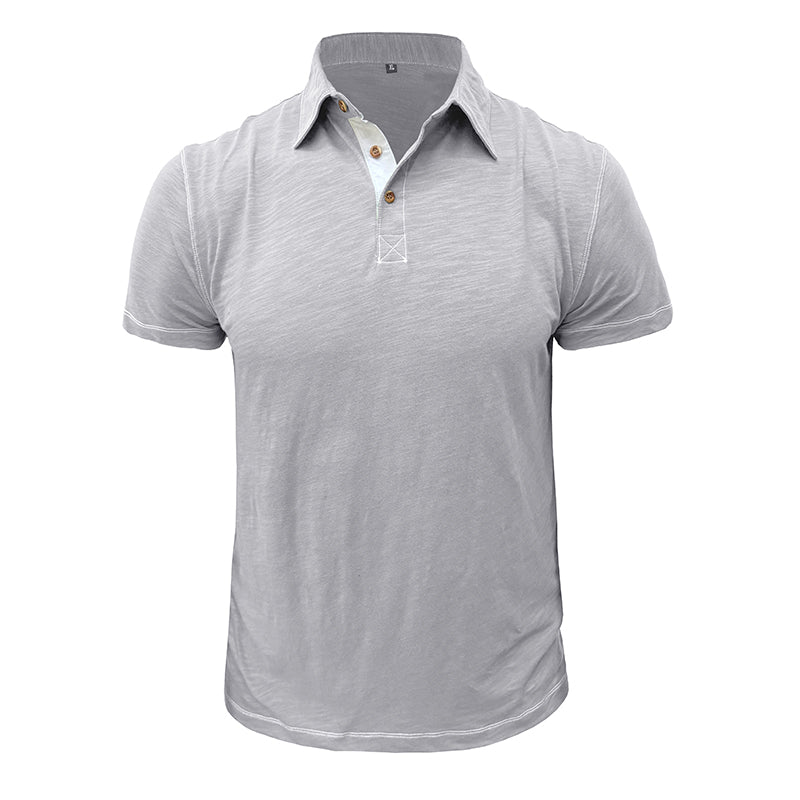 Heren Poloshirt Zacht Katoen Matteo casual fit