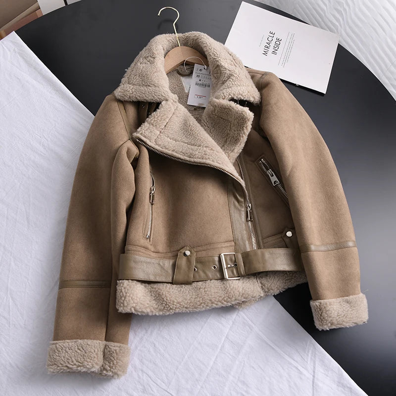 Suède Winterjas Warm en Stijlvol Nova Design