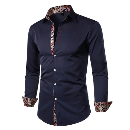 Mannen Feestoverhemd Trendy Stijl Matteo