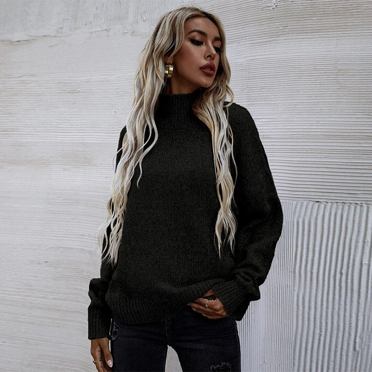 Dames Trui Gebreide Basic Col Rond Hals Elegante Stijl