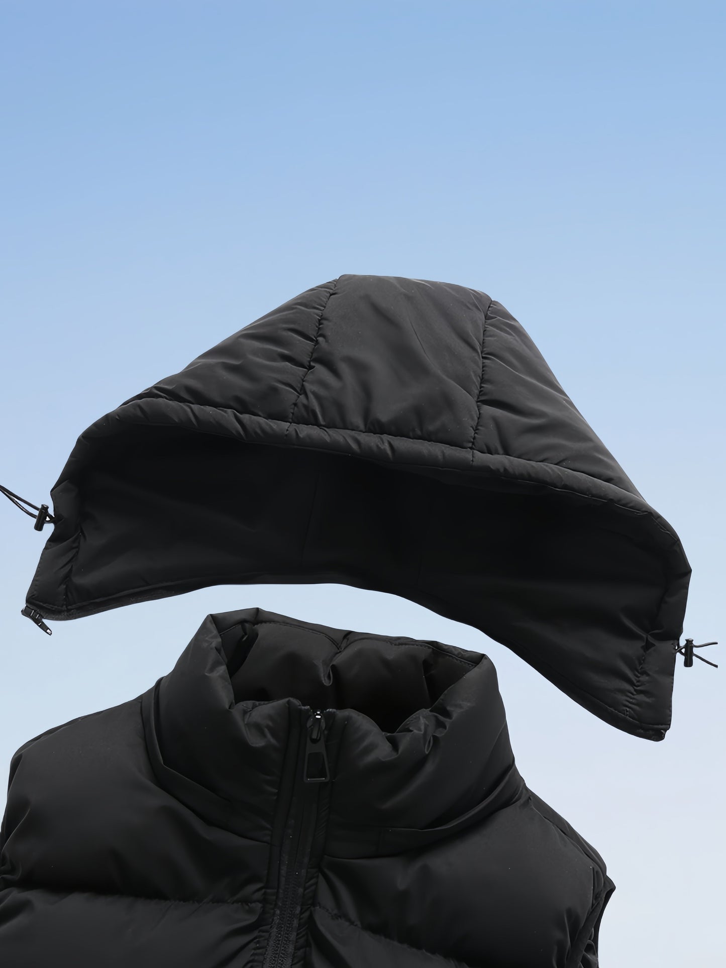 Domenico | Gilet leggero con cappuccio