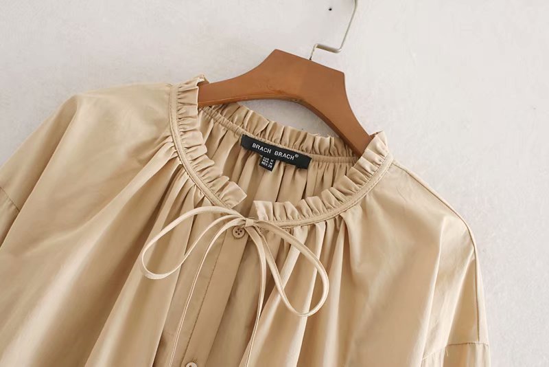Dames Blouse Elegante Oversized met Strikkoord Stijlvol