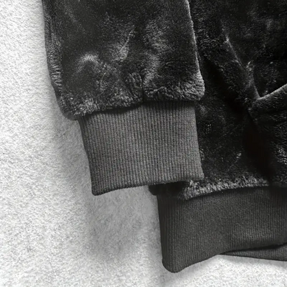 Heren Pluche Hoodie met Capuchon Gevoerd Warm