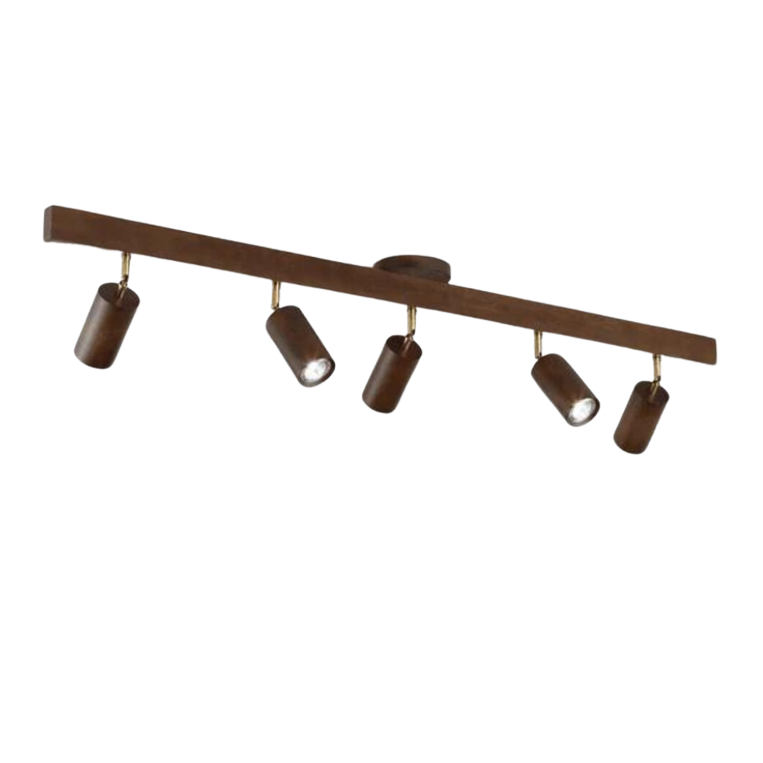 Houten Plafondspotlamp Verstelbaar EcoLux Design