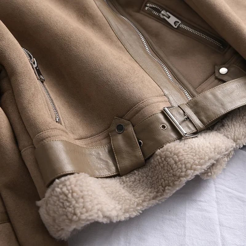 Suède Winterjas Warm en Stijlvol Nova Design