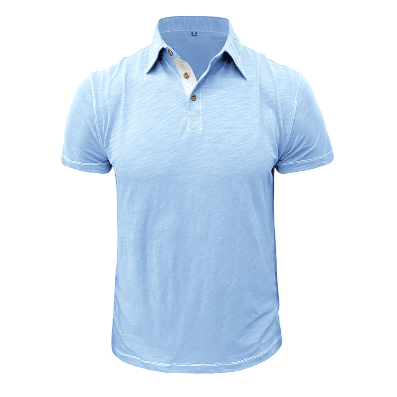 Heren Poloshirt Zacht Katoen Matteo casual fit