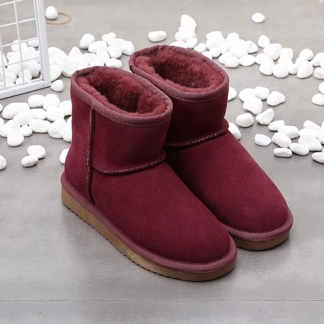 Dames Winterboots Fleece Gevoerd Warm en Waterdicht
