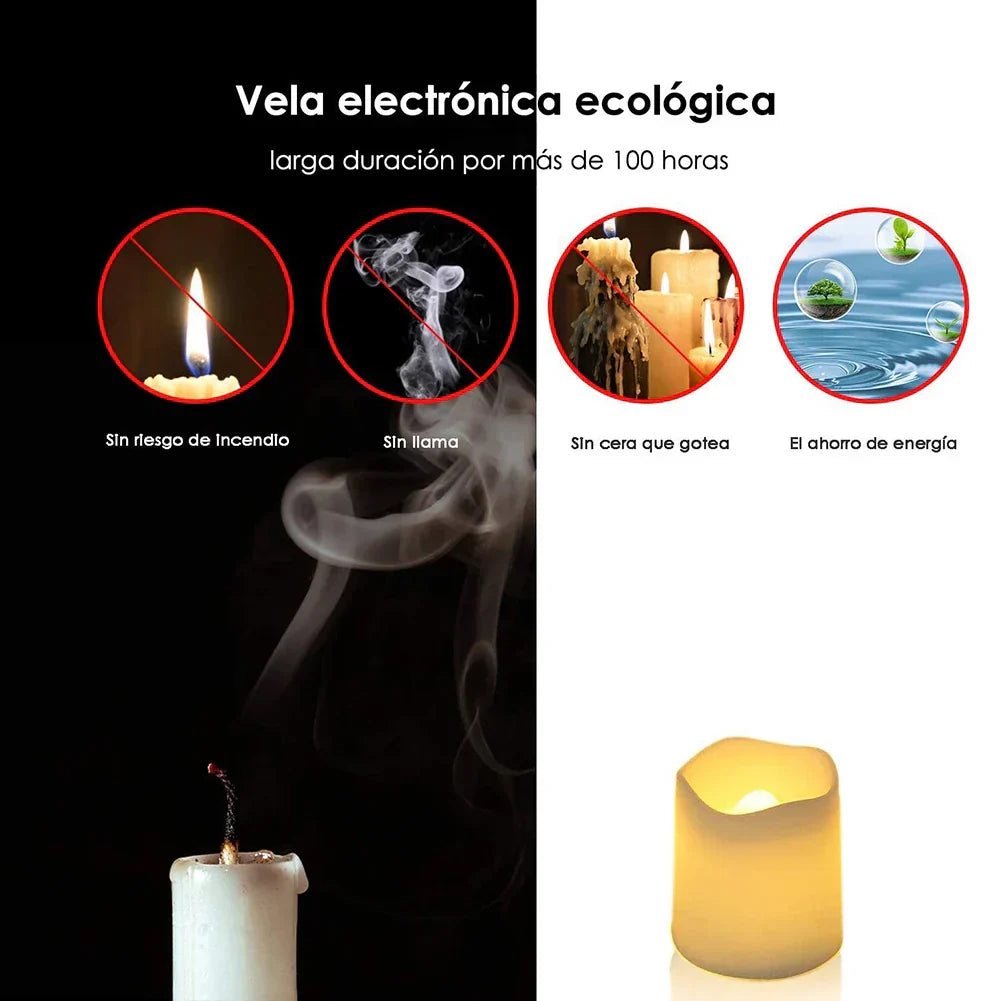 LED Kaarsen Vlamloos voor Gezellige Sfeer