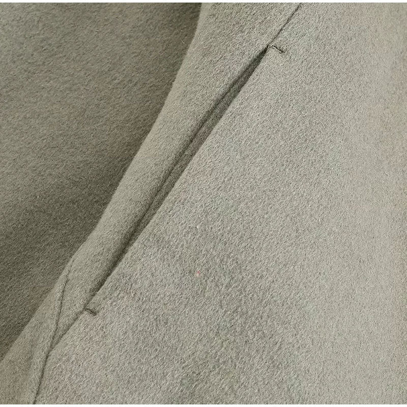 Dames Oversized Jas met Capuchon Stoer en Elegant