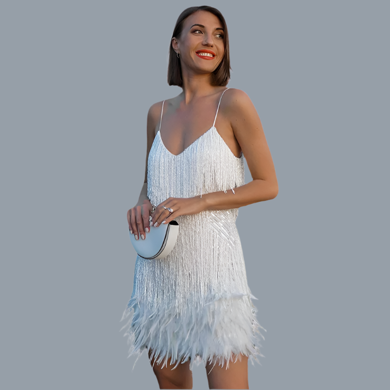 Paillettenjurk Avondjurk Feestjurk Glitter Veren Detail