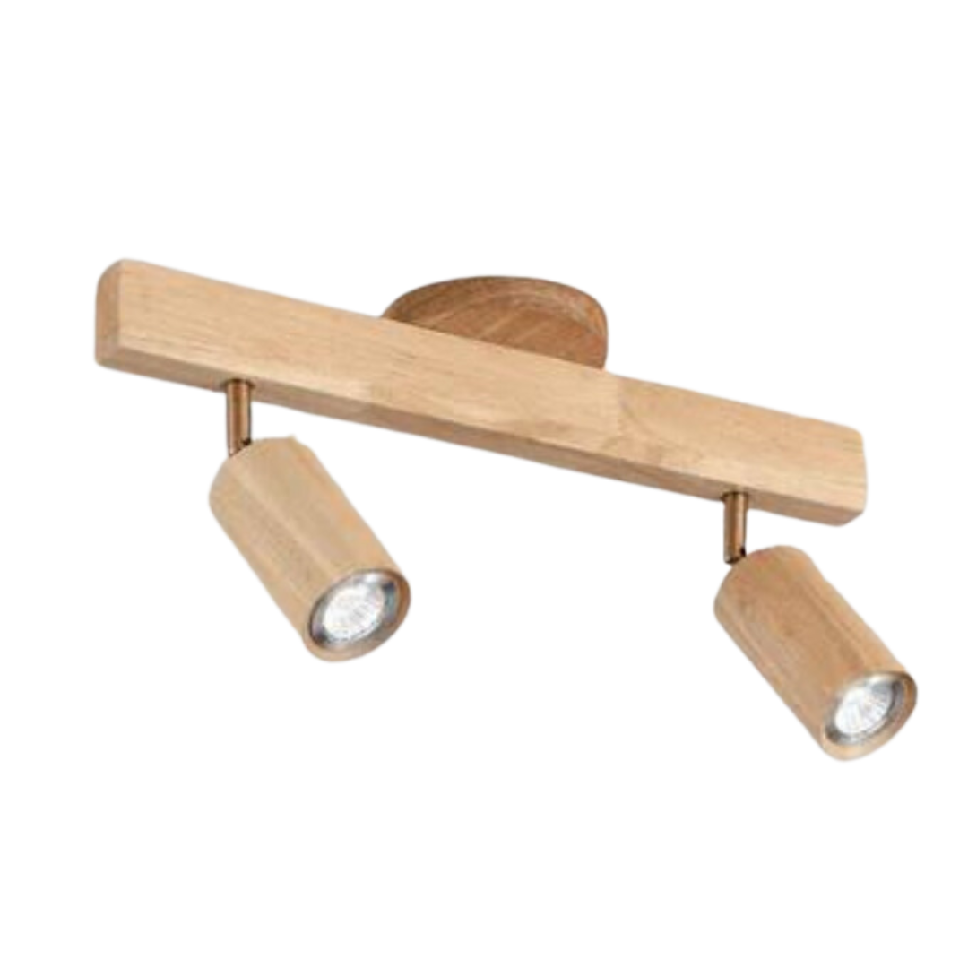 Houten Plafondspotlamp Verstelbaar EcoLux Design
