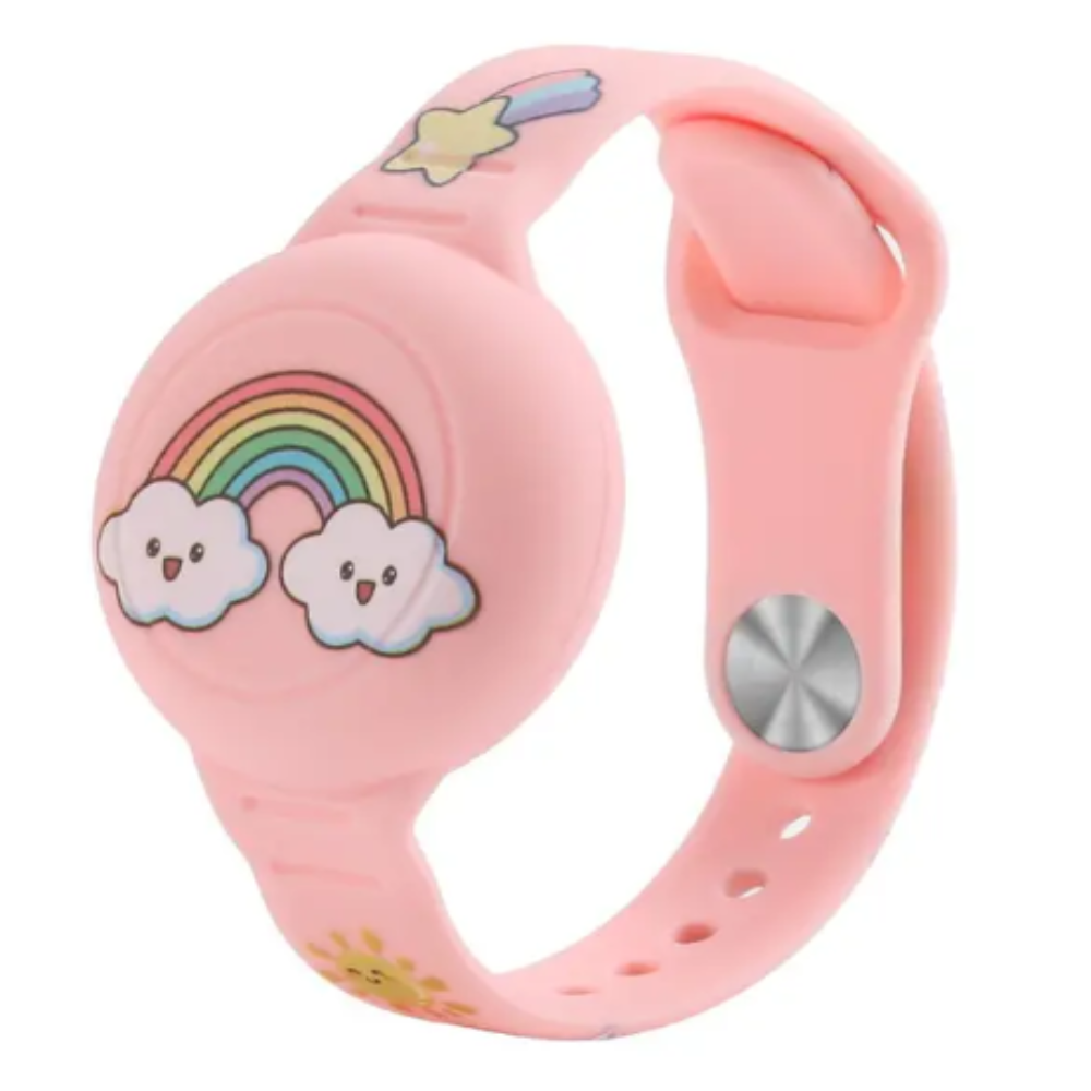 Kinderen Armband met Airtag Hoesje Dino Track