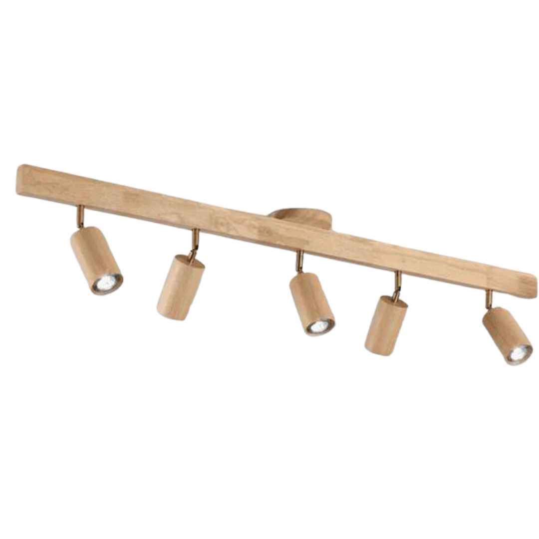 Houten Plafondspotlamp Verstelbaar EcoLux Design