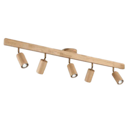 Houten Plafondspotlamp Verstelbaar EcoLux Design
