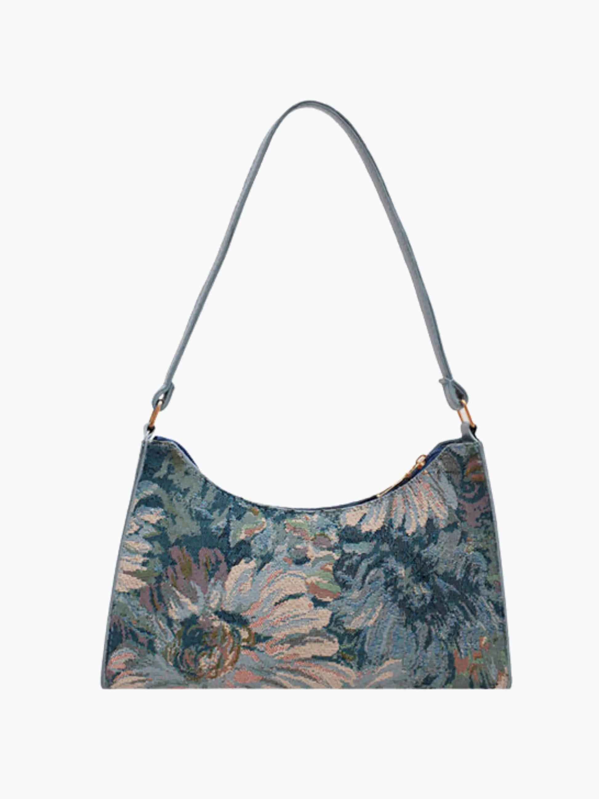 Schoudertas Bloemenpatroon Vintage Stijl Tapisserie - Mode Vibes