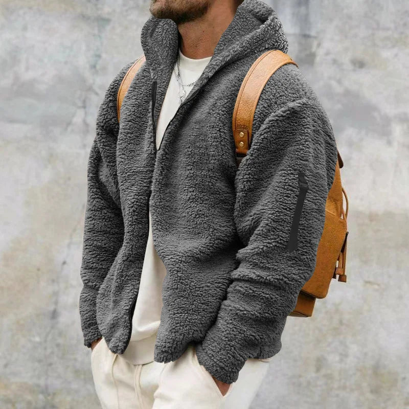 Fleece Vest Vintage Look Warm en Comfortabel