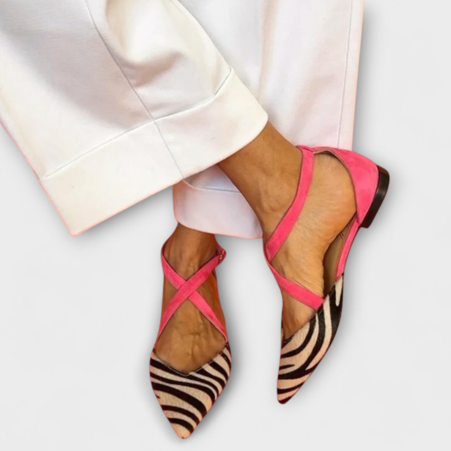Dames Ballerinas Elastische Band Comfortabele Pasvorm - Mode Vibes
