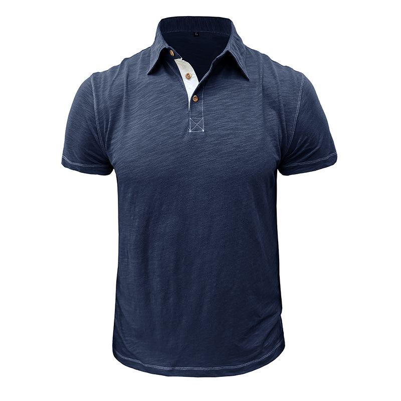 Heren Poloshirt Zacht Katoen Matteo casual fit