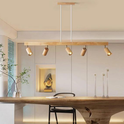 Houten Plafondspotlamp Verstelbaar EcoLux Design