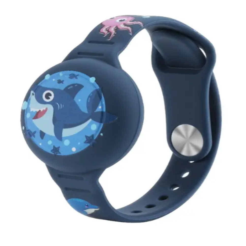 Kinderen Armband met Airtag Hoesje Dino Track