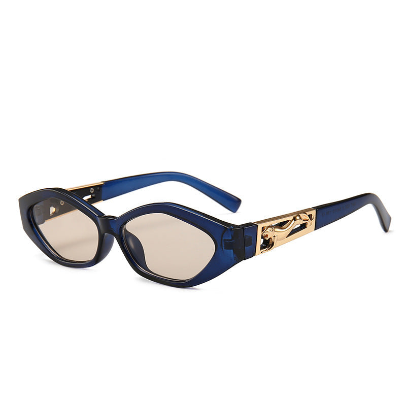 Dames Zonnebril Cat Eye Hoekig met Statement Pootjes